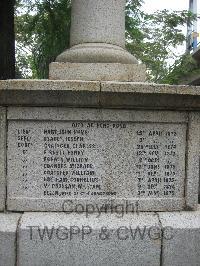 Hong Kong Cemetery - Hart, John Hume